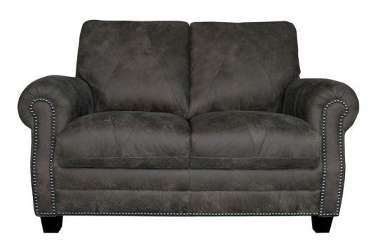 Luke Leather Furniture - Loveseats - LEE Color 278 Outback Gray